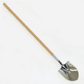 62" Show Chrome Plated Long Handle Groundbreaking Ceremonial Shovel